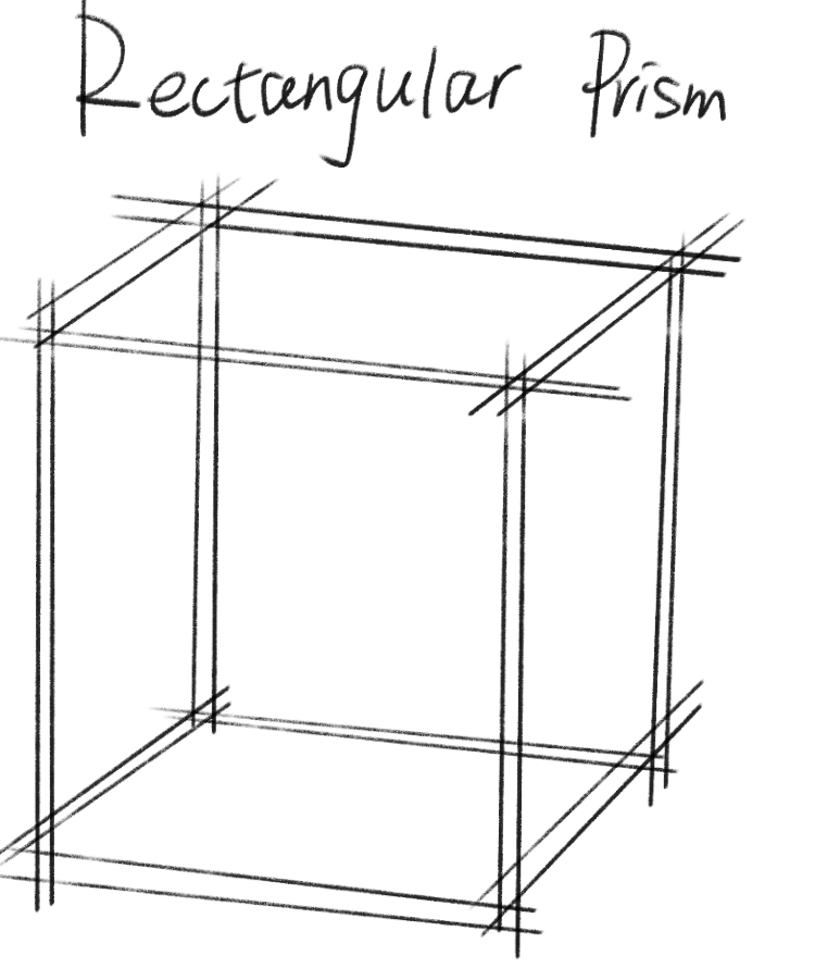 Early sketch exploring a rectangular lamp frame to create clear layers for electronics placement.